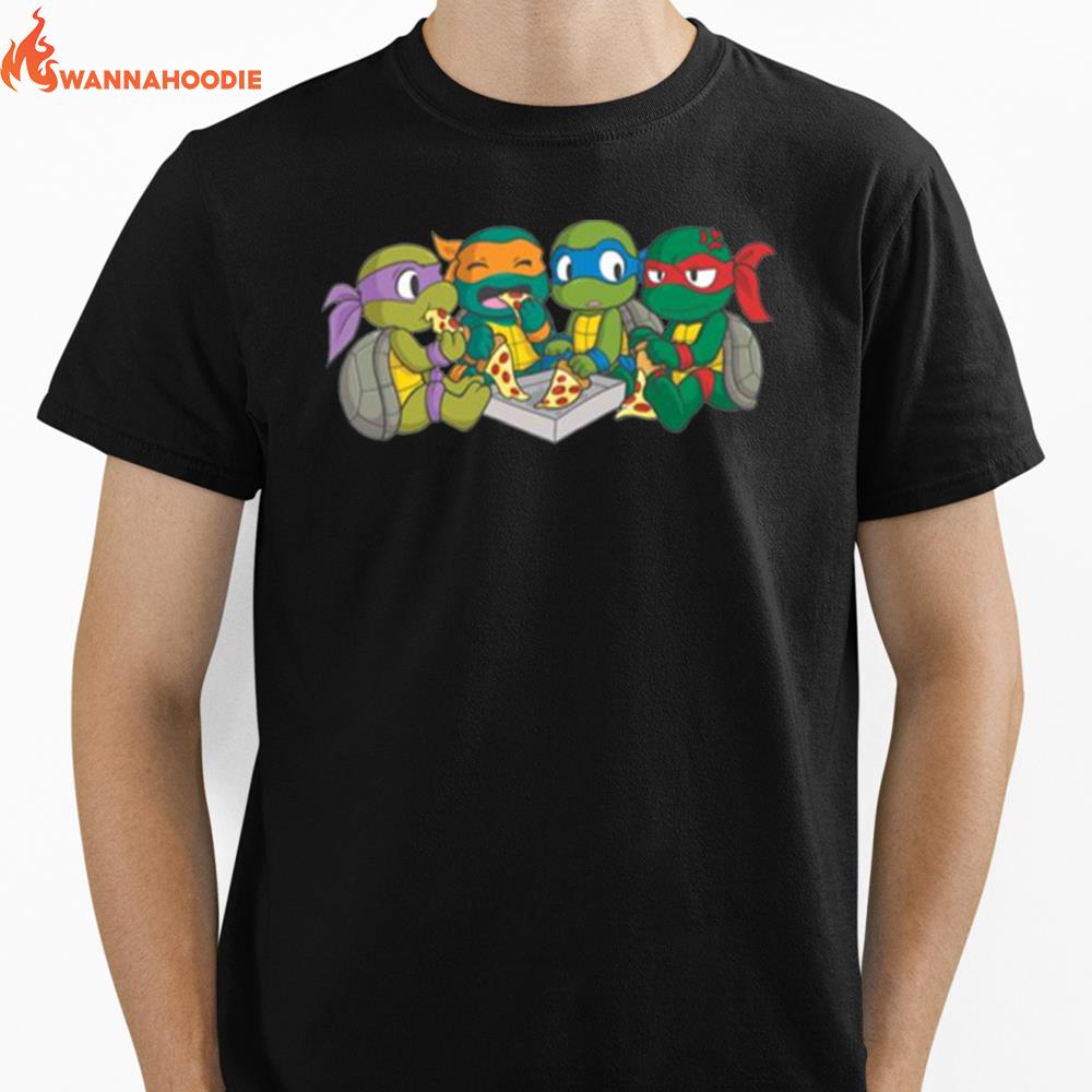 Pizza Party Teenage Mutant Ninja Turtles Unisex T-Shirt for Men Women