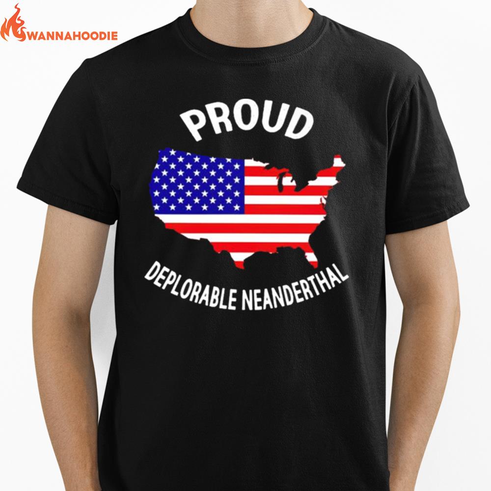 Proud Deplorable Neanderthal Unisex T-Shirt for Men Women