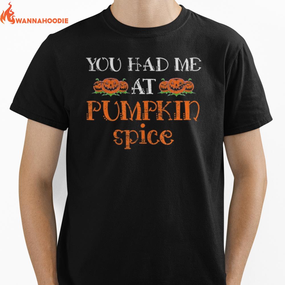 Pumpkin Spice Halloween Gift Pumpkin Unisex T-Shirt for Men Women