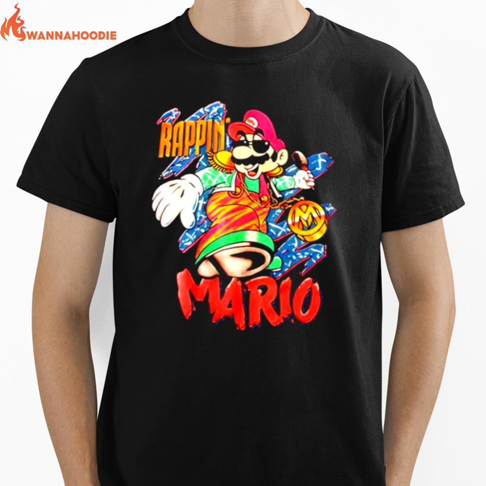 Rappin' Mario Super Mario Unisex T-Shirt for Men Women