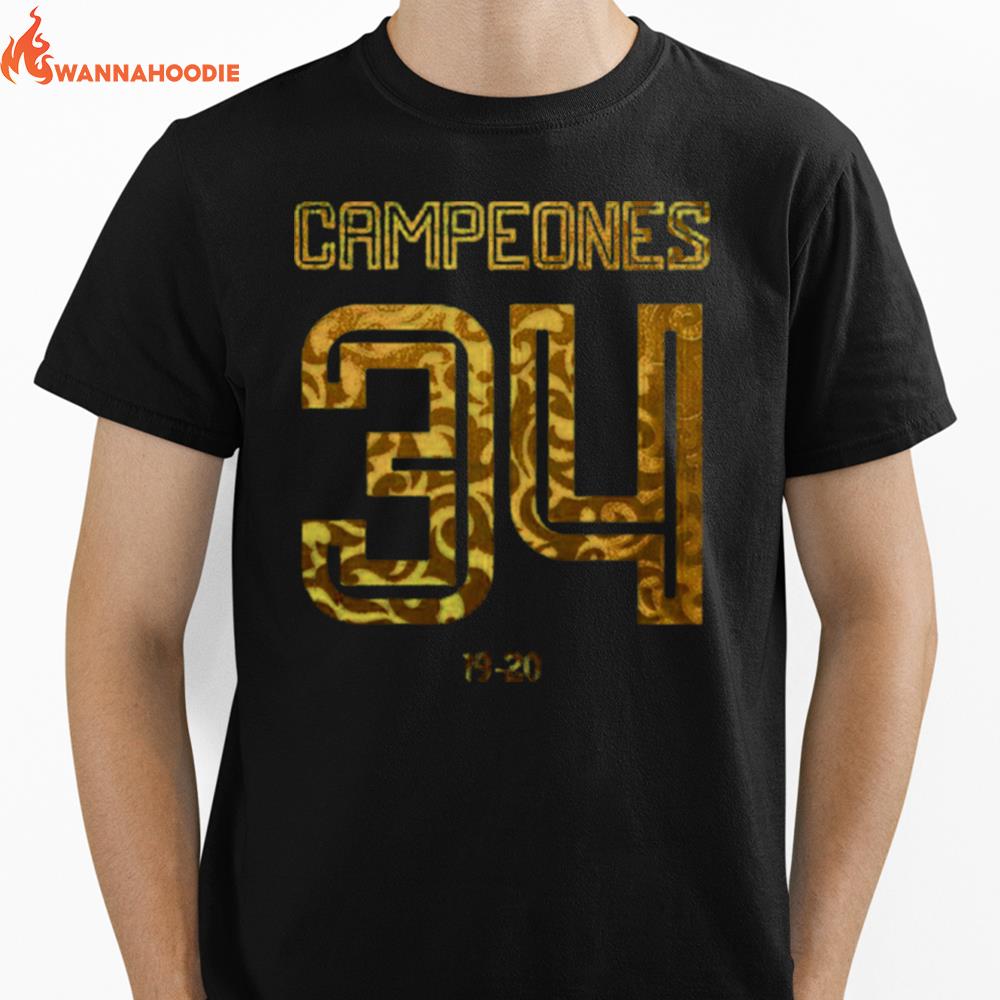 Realmadrid Campeones 34 Camo Unisex T-Shirt for Men Women