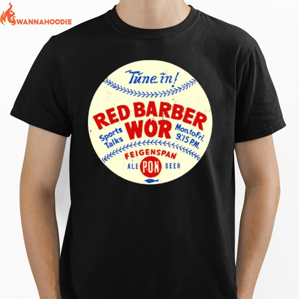 Red Barber Wor Radio Unisex T-Shirt for Men Women