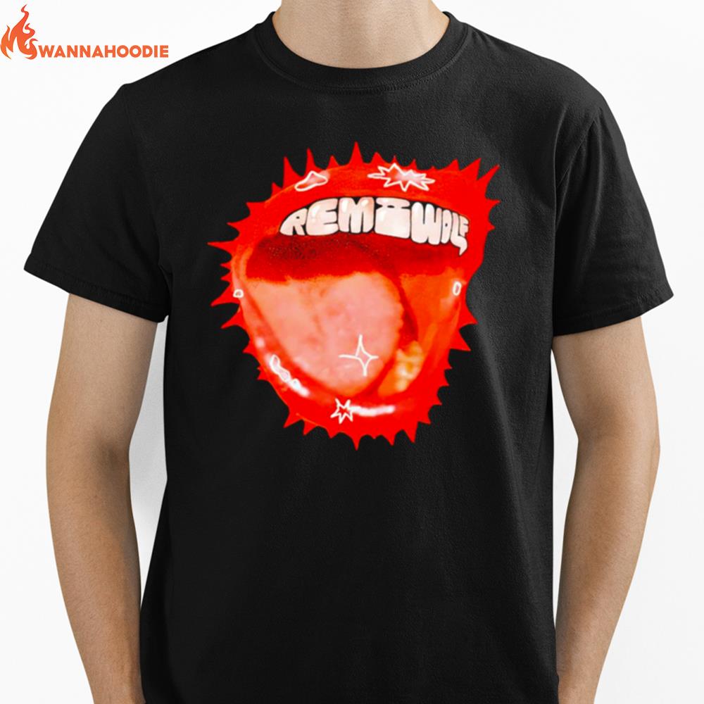 Remiwolf Lips Unisex T-Shirt for Men Women