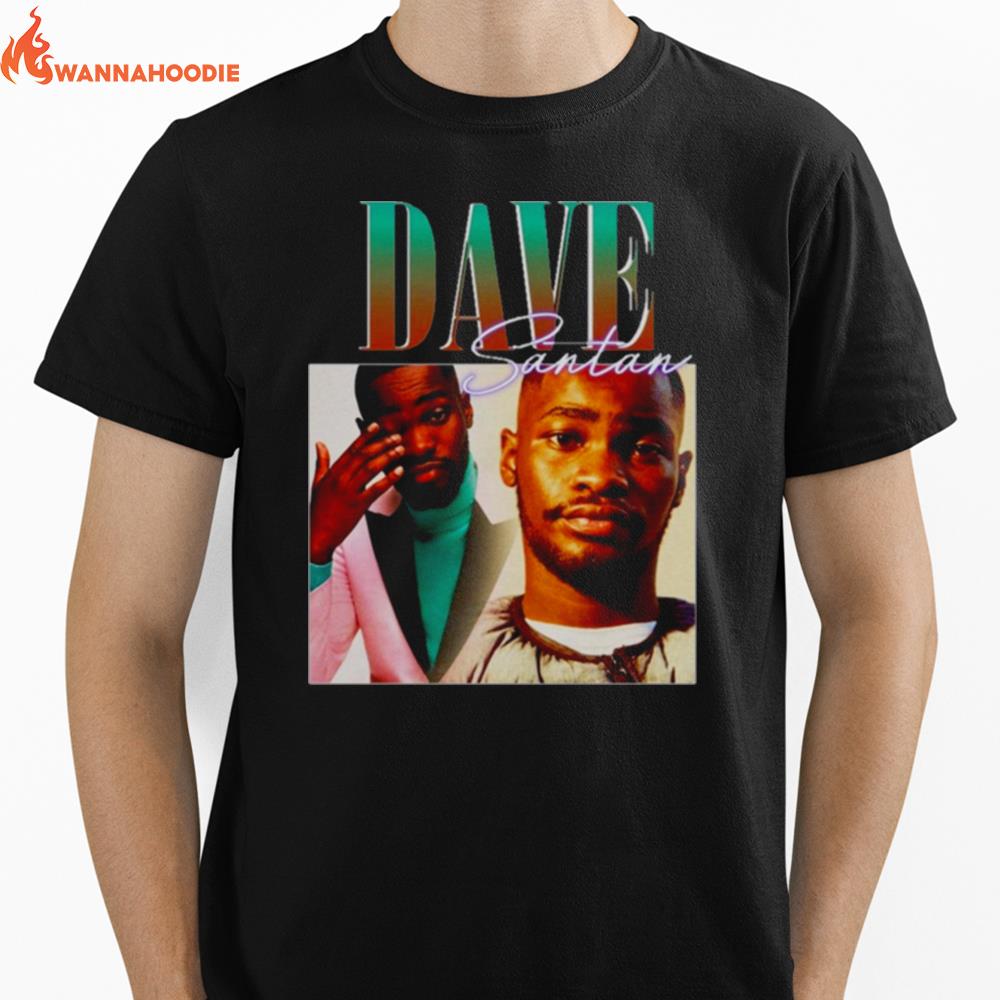 Retro 90S Design Santan Dave Unisex T-Shirt for Men Women