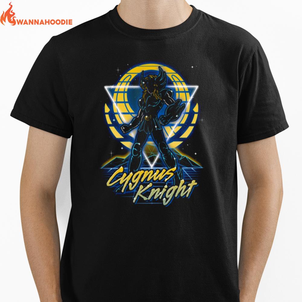 Retro Cygnus Knight Saint Seiya Knights Of The Zodiac Unisex T-Shirt for Men Women