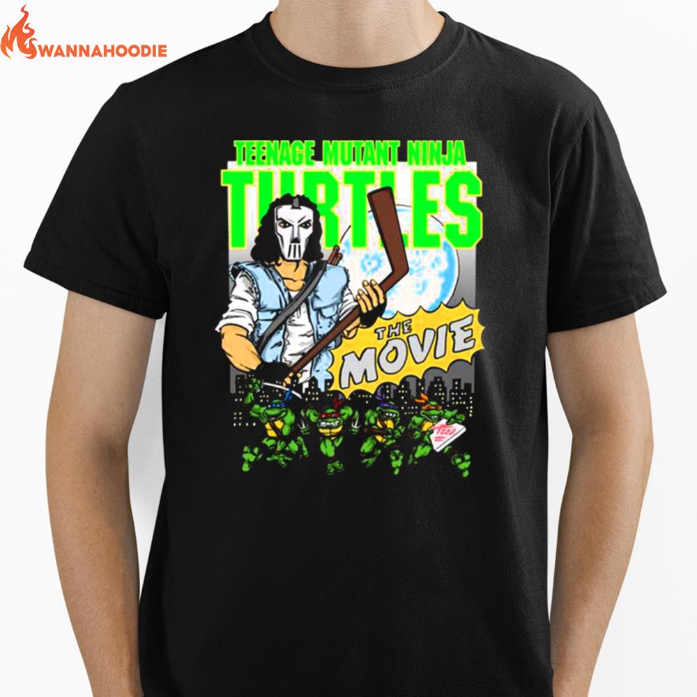 Retro First Movie 1990 Casey Jones Teenage Mutant Ninja Turtles Unisex T-Shirt for Men Women