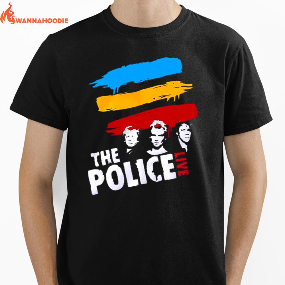 Retro Music 90S Of The Police Band Unisex T-Shirt for Men Women