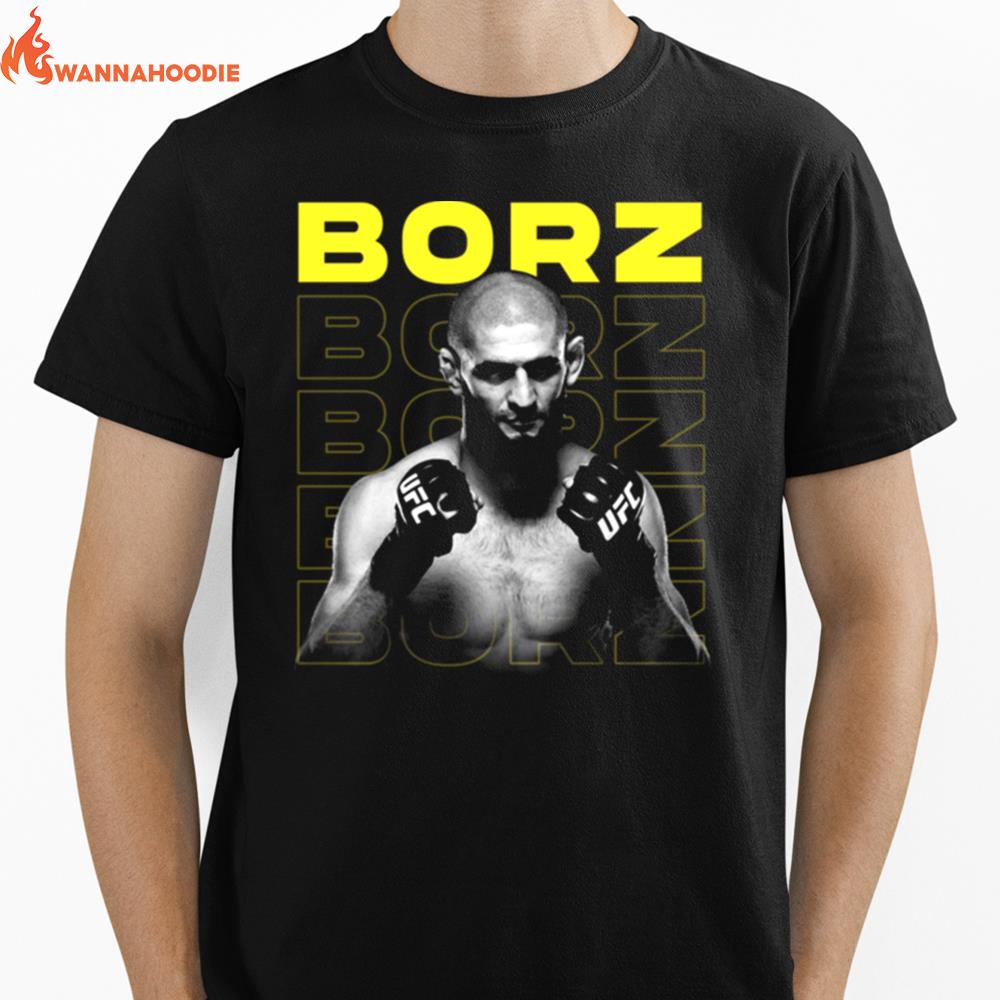 Retro Vintgae Borz Khamzat Chimaev Unisex T-Shirt for Men Women