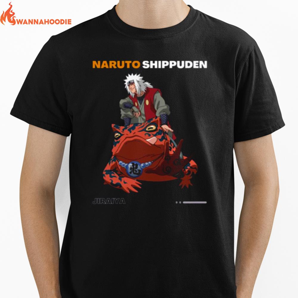 Riding A Frog Naruto Shippuden Jiraiya Unisex T-Shirt for Men Women