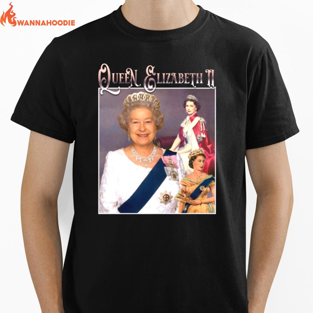 Rip Queen Elizabeth Ii Vintage Queen Of Engalnd Unisex T-Shirt for Men Women