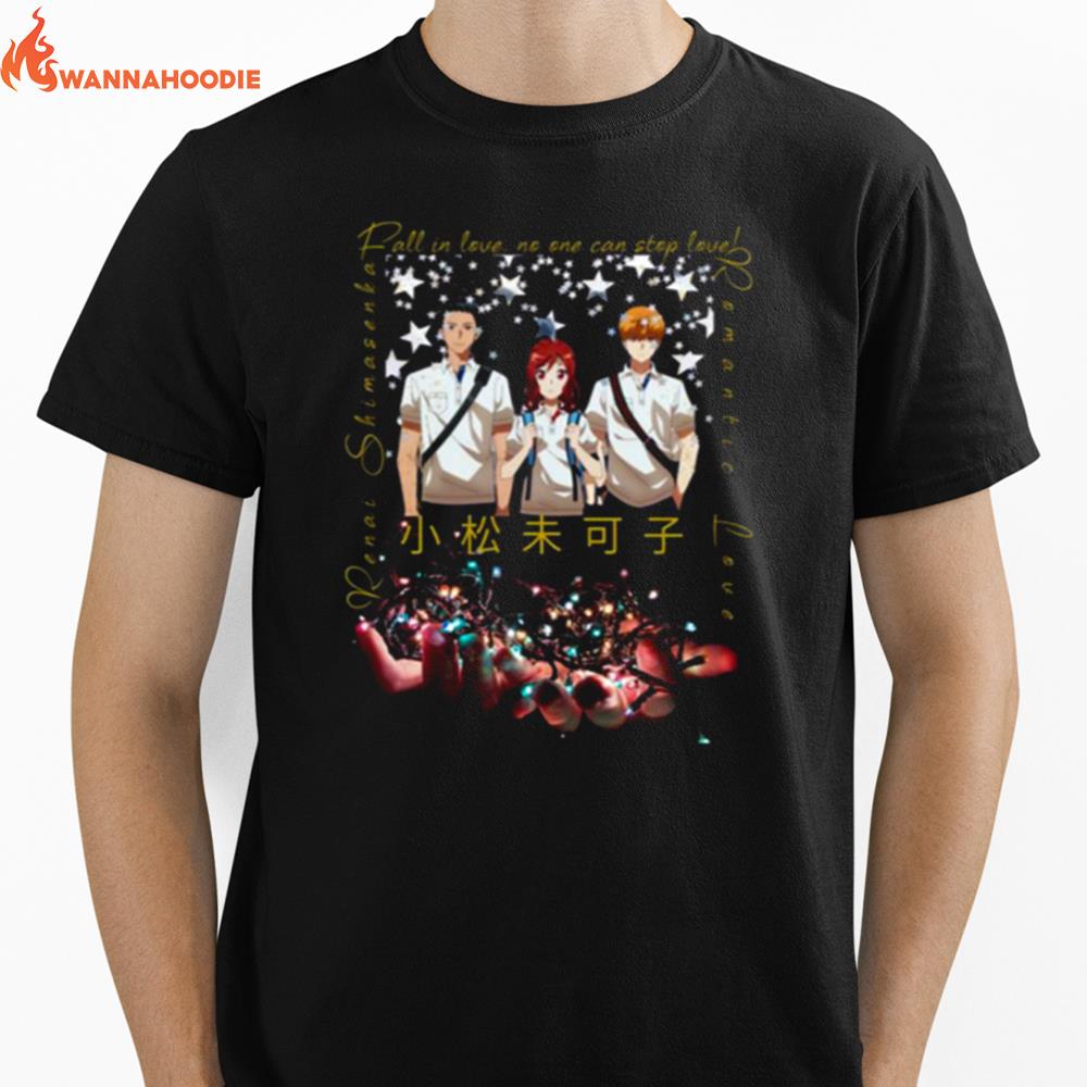 Romantic Love Romantic Killer Anime Renai Shimasenka Unisex T-Shirt for Men Women