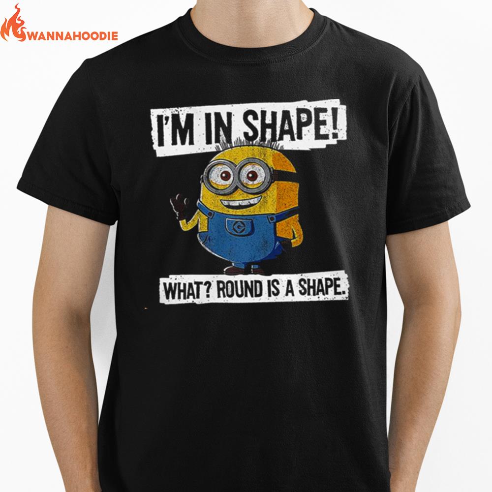 Round Is A Shape Bob Retro Minions Unisex T-Shirt for Men Women