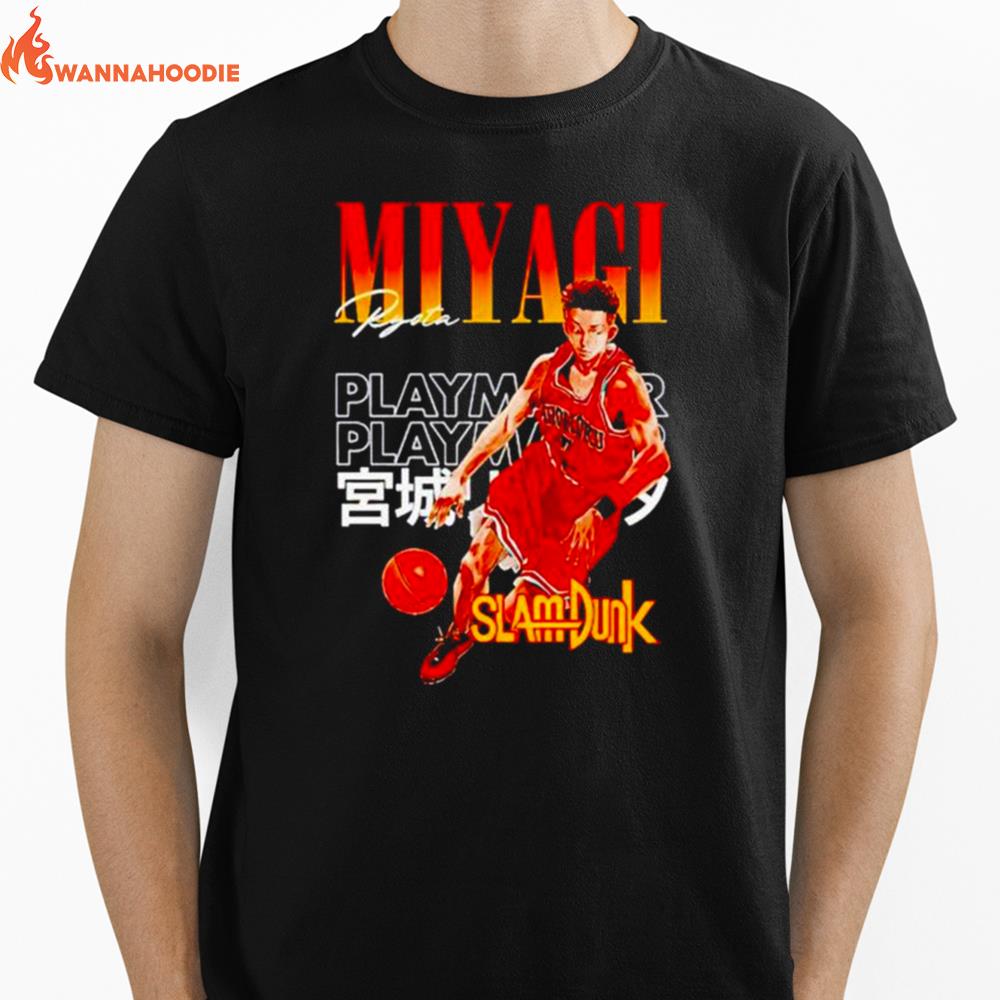 Ryota Miyagi Slam Dunk Slam Anime Unisex T-Shirt for Men Women