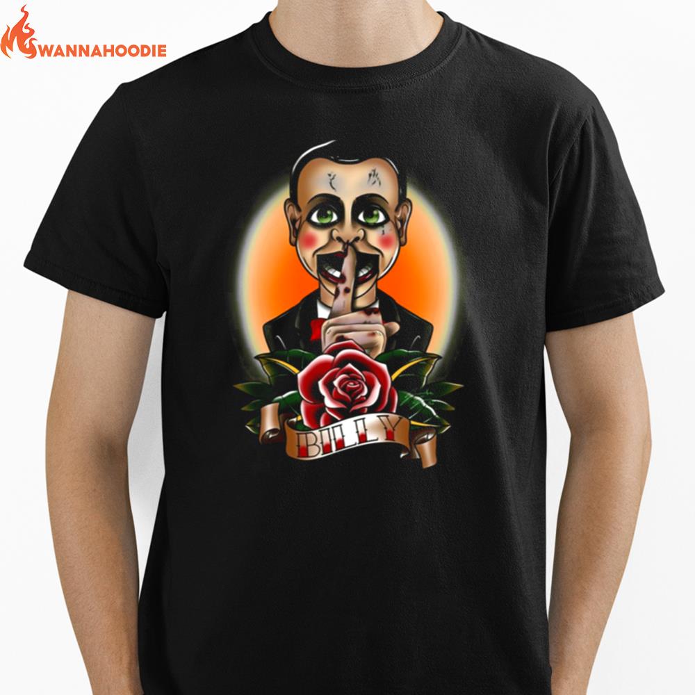 Scary Ventriloquist Doll Dead Silence Halloween Unisex T-Shirt for Men Women