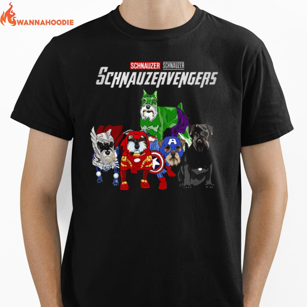 Schnauzer Schnauzervengers Marvel Avengers Endgame Unisex T-Shirt for Men Women