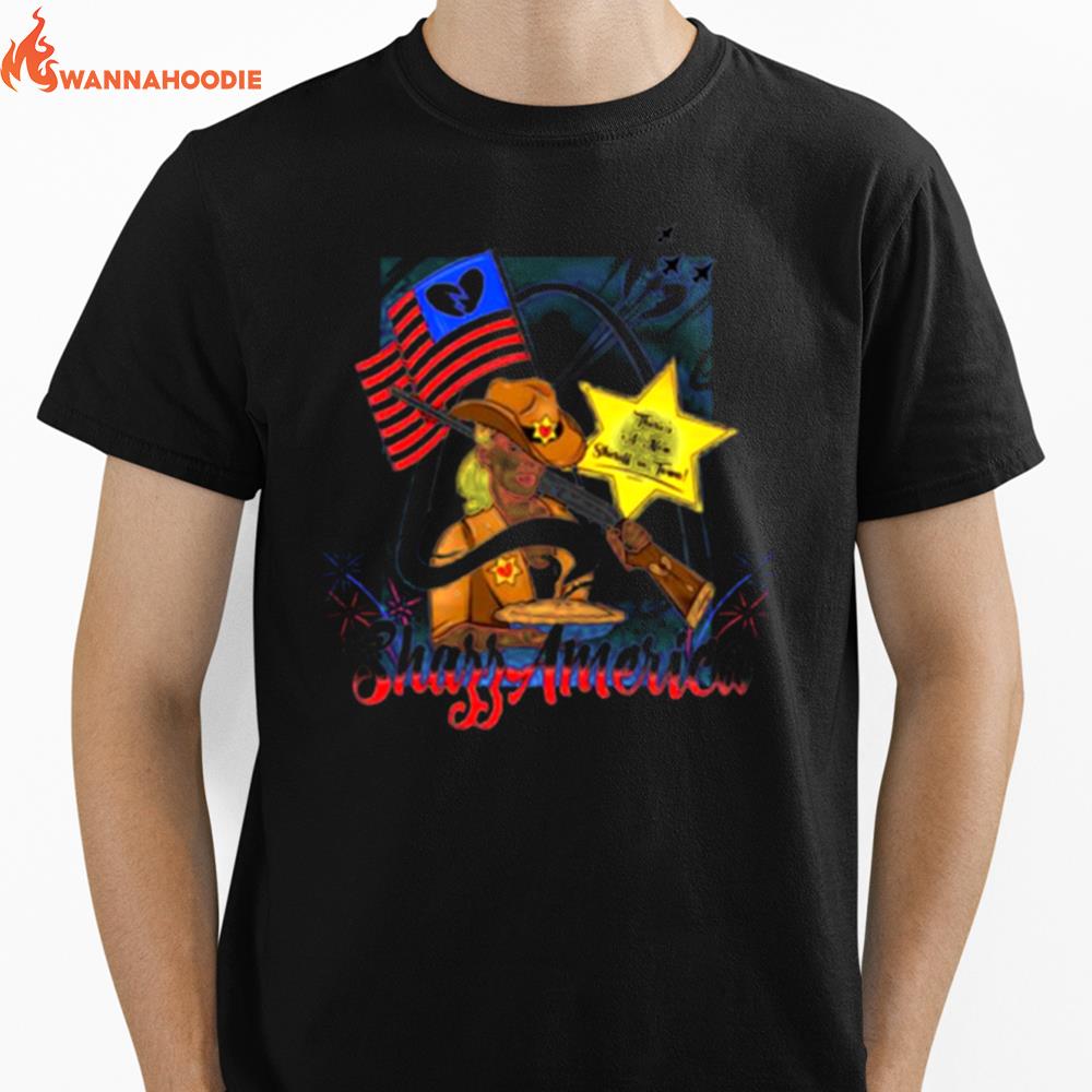 Shazza Mckenzie Shazz America Unisex T-Shirt for Men Women