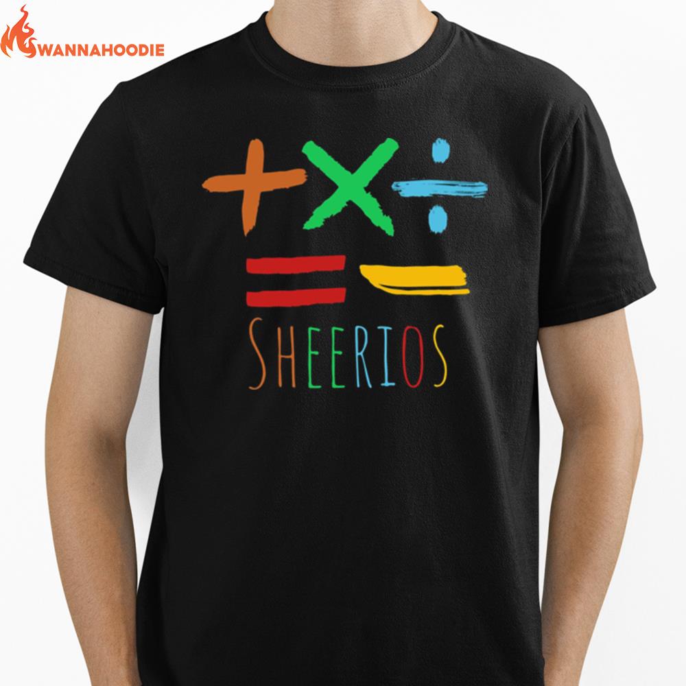 Sheerios 2 Ed Sheeran Albums Unisex T-Shirt for Men Women