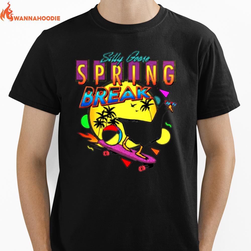 Silly Goose Spring Break Unisex T-Shirt for Men Women