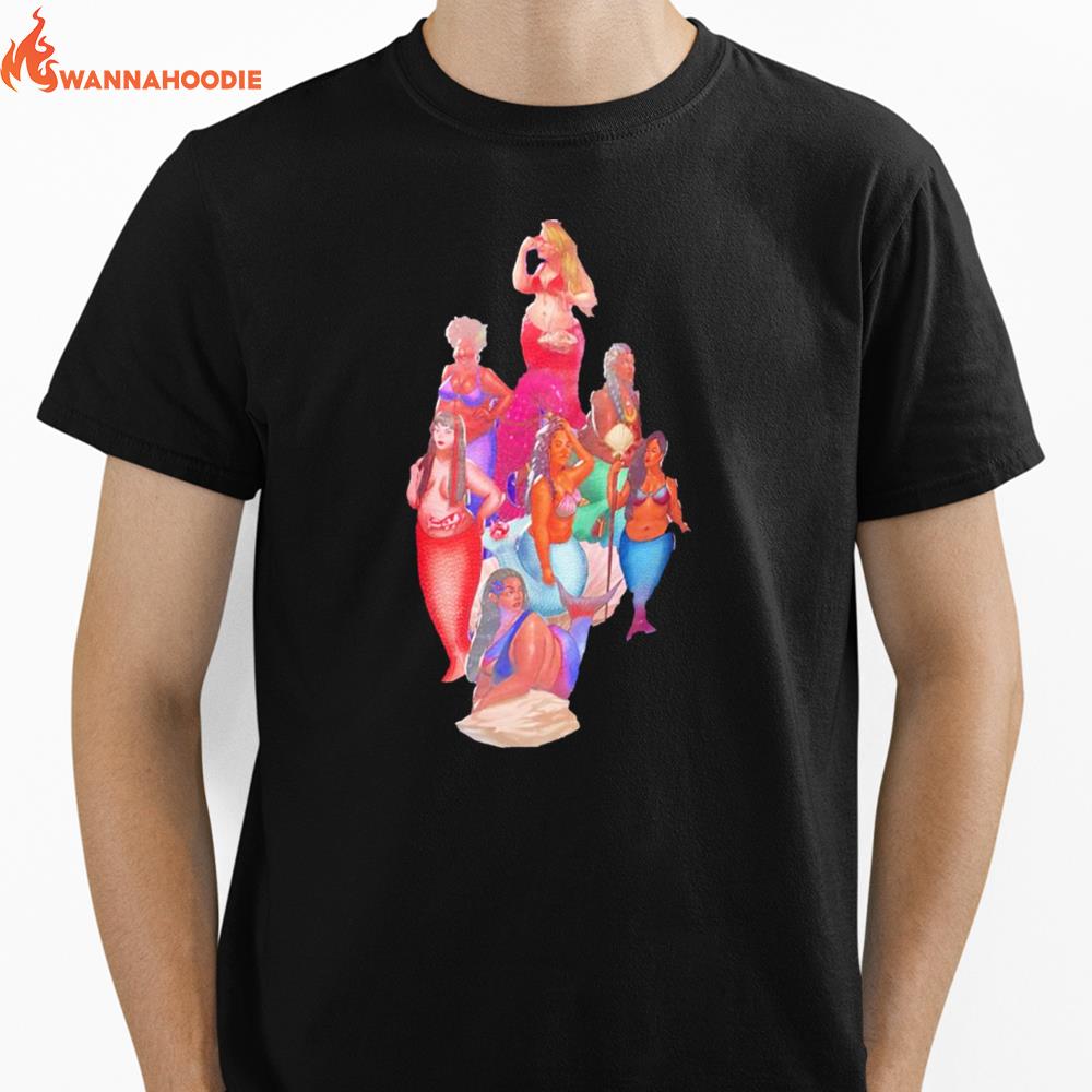 Society Of Fat Mermaids Unisex T-Shirt for Men Women