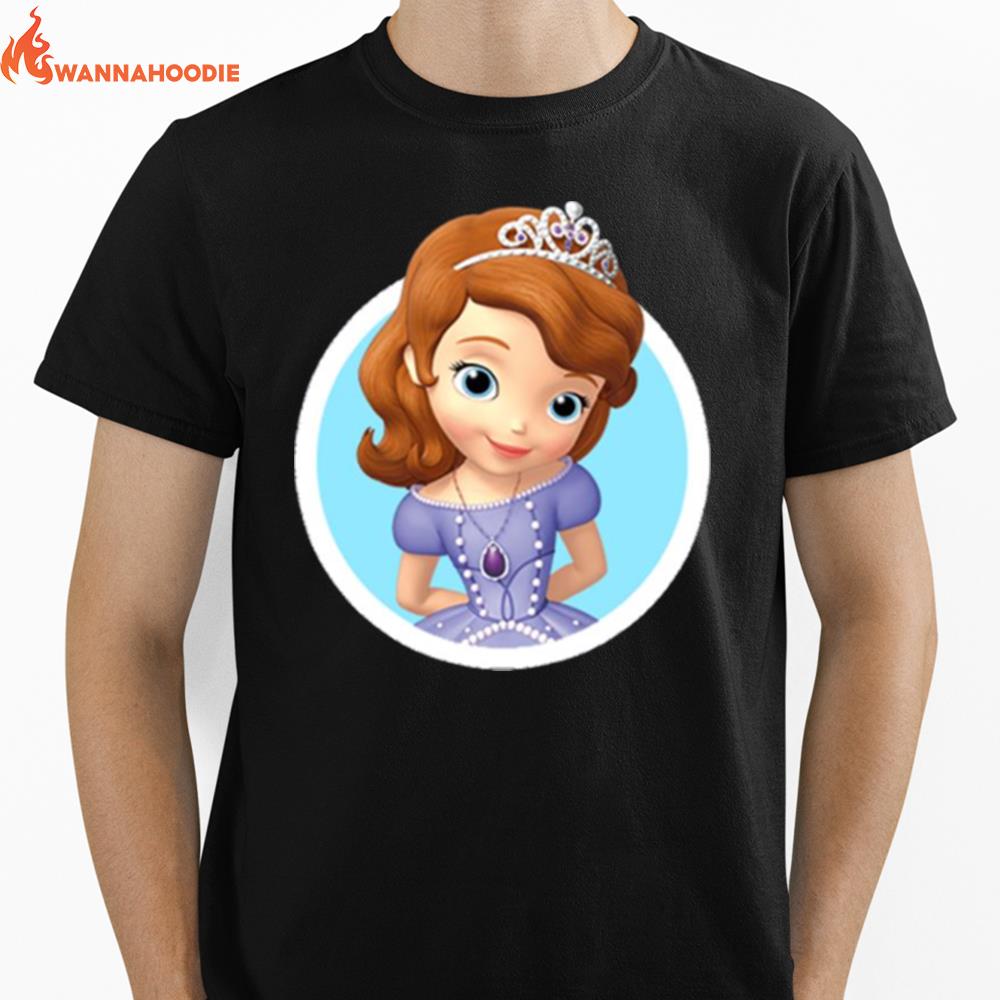 Sofia The First Incredible Cute Cartoons Unisex T-Shirt for Men Women