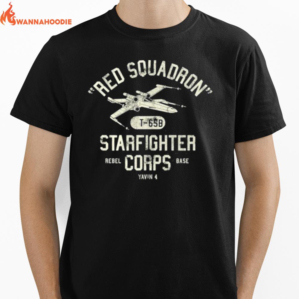 Star Wars Red Squadron Rebel Poster Unisex T-Shirt for Men Women