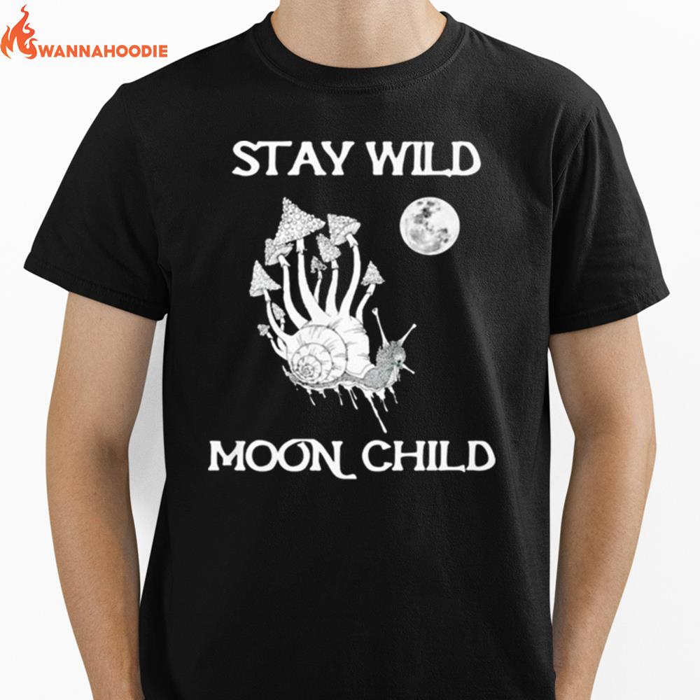 Stay Wild Moon Child Unisex T-Shirt for Men Women