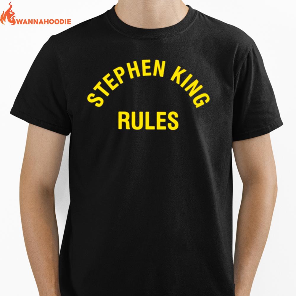 Stephen King Rules Unisex T-Shirt for Men Women