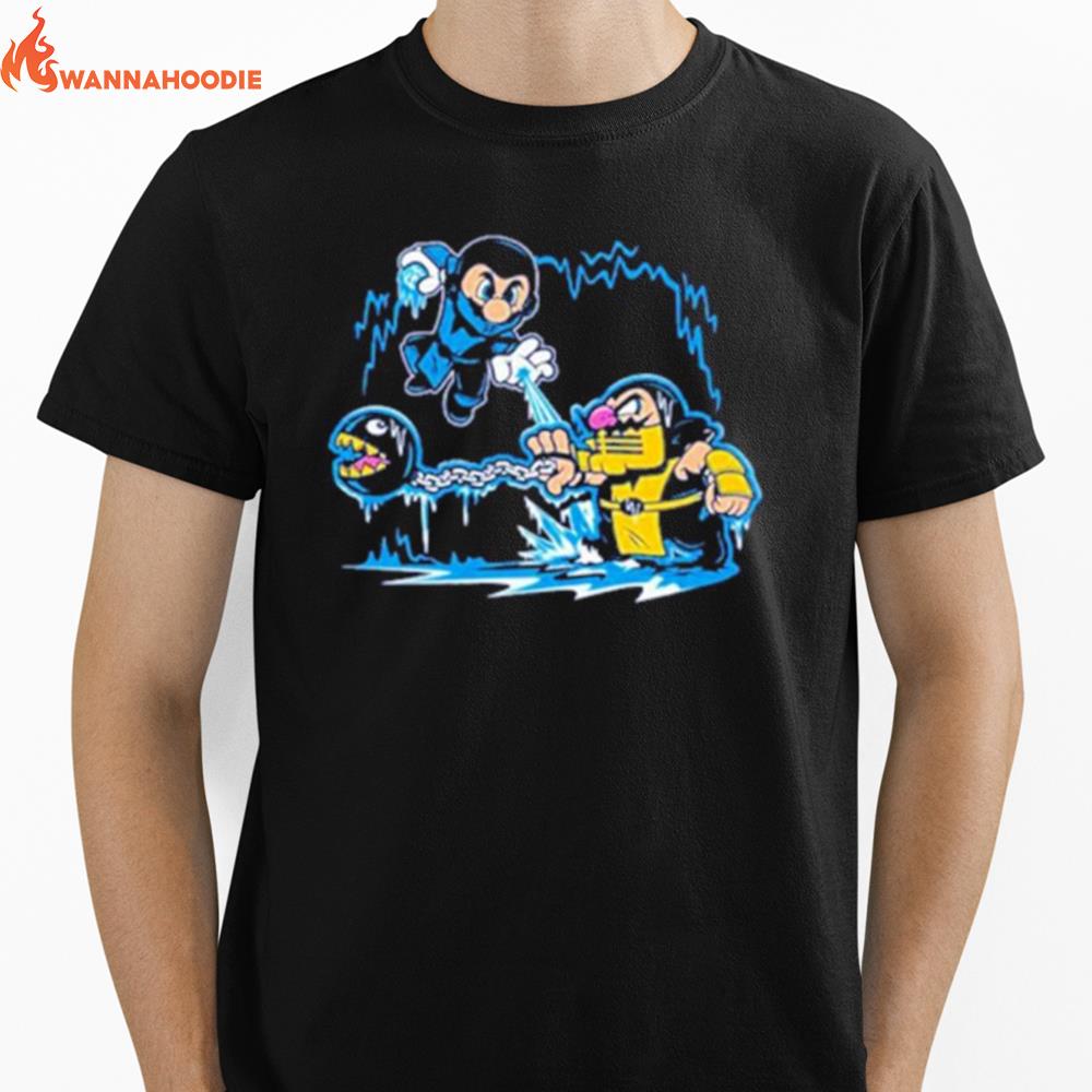 Sub Zero Wario Scorpion Unisex T-Shirt for Men Women