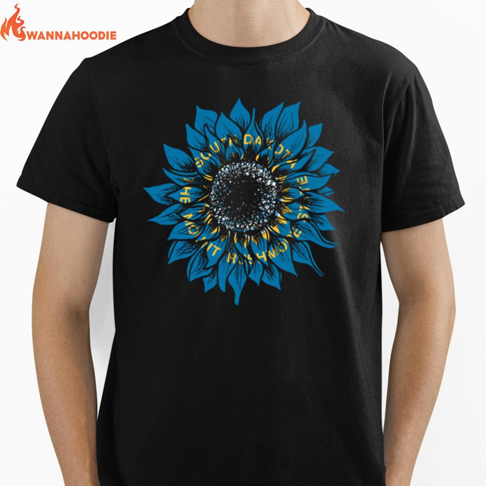 Sunflower Heart Christian Faith Unisex T-Shirt for Men Women