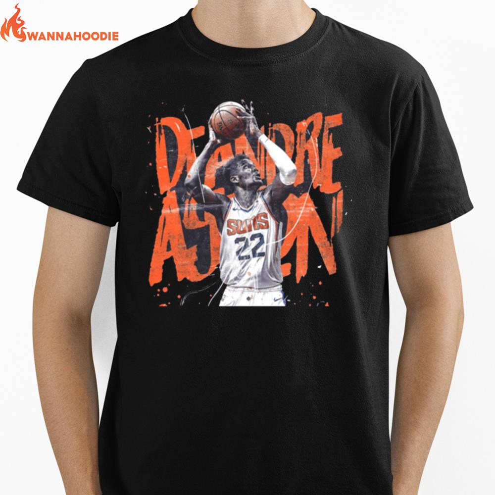 Suns 22 Dreandre Ayton Nba Basketball Professional Player Vintage Unisex T-Shirt for Men Women