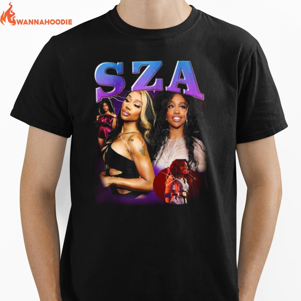 Sza Printed Graphic Singer Unisex T-Shirt for Men Women