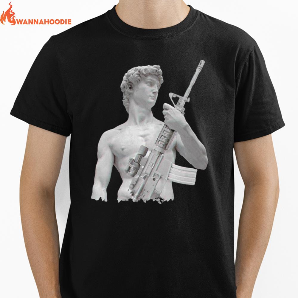 Tactical David Michelangelo Unisex T-Shirt for Men Women