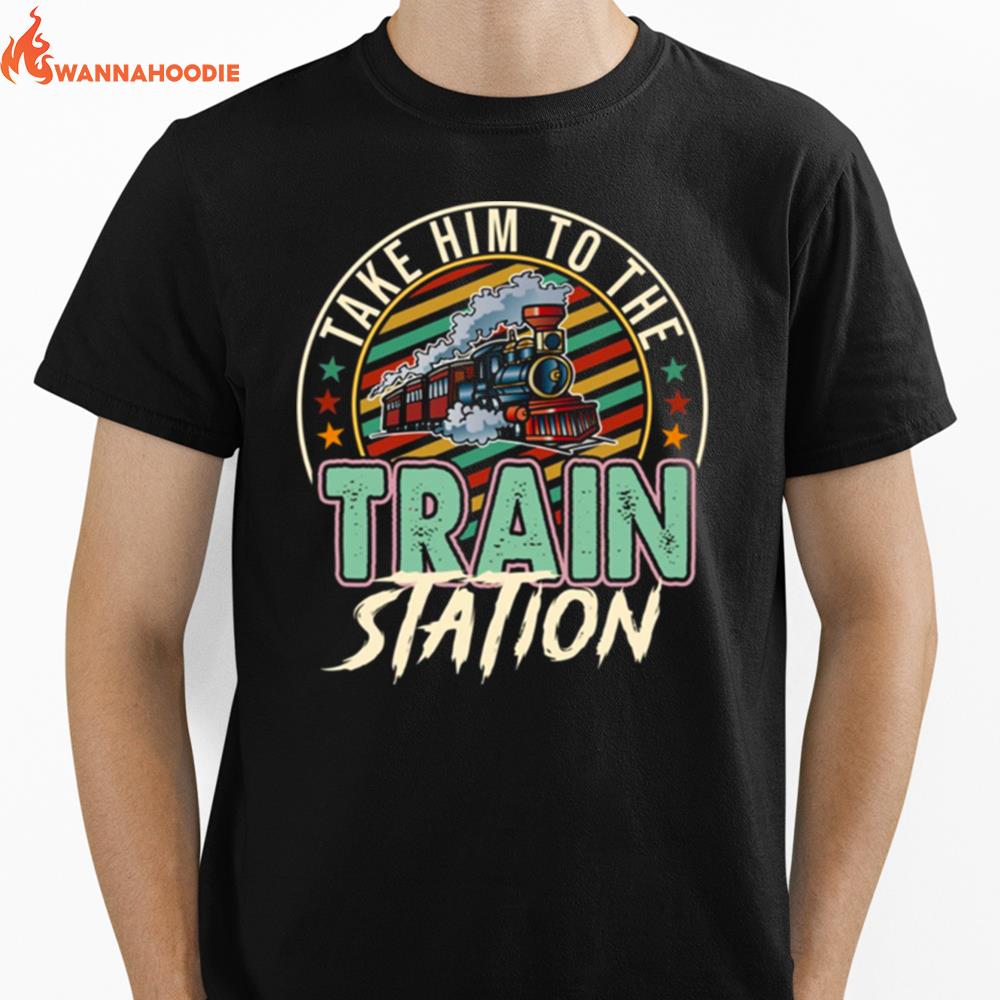 Take Him To The Train Station Retro Color Yellowstone Dutton Unisex T-Shirt for Men Women