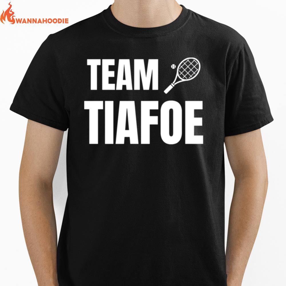 Tennis Team Tiafoe Unisex T-Shirt for Men Women