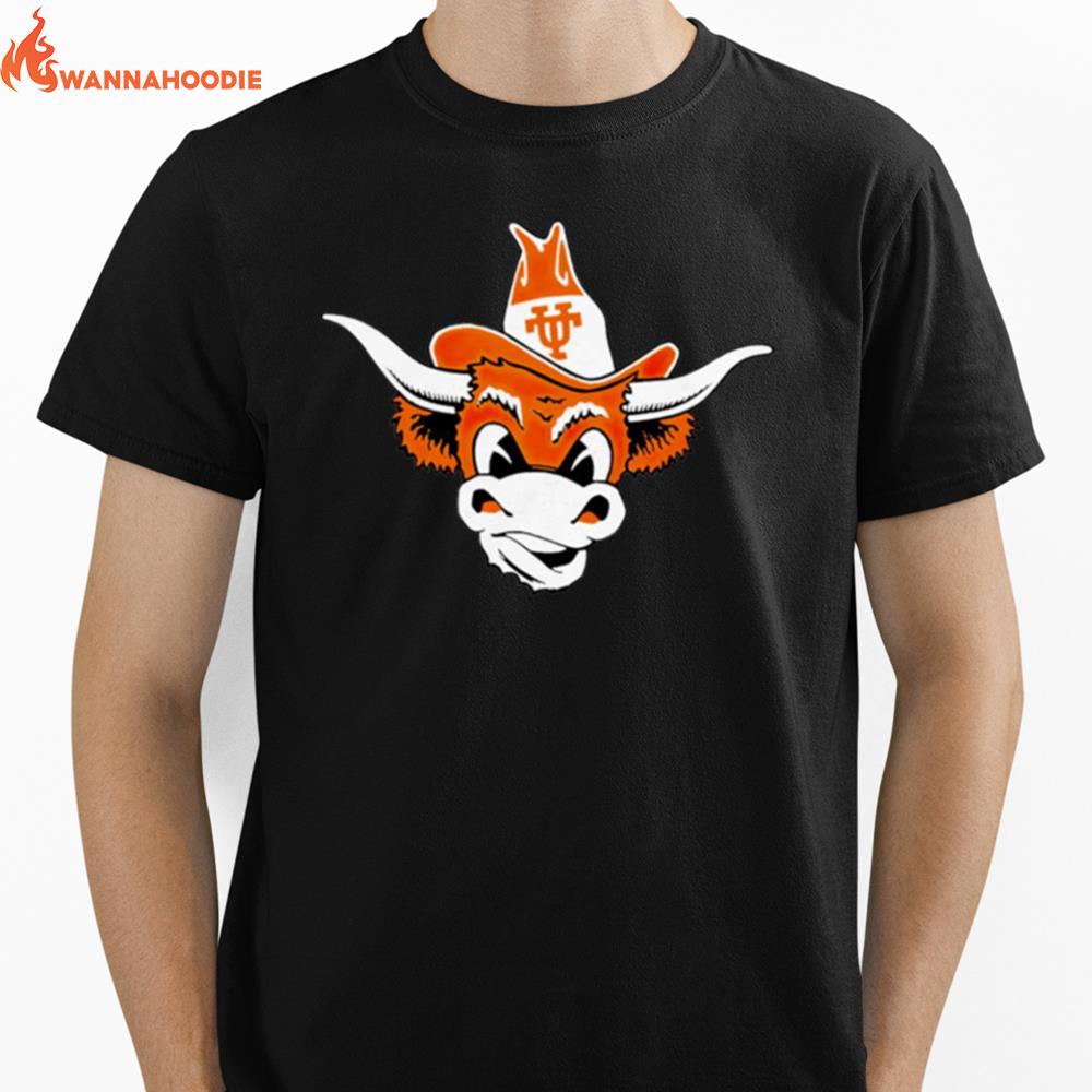 Texas Longhorns Mascot Logo Unisex T-Shirt for Men Women