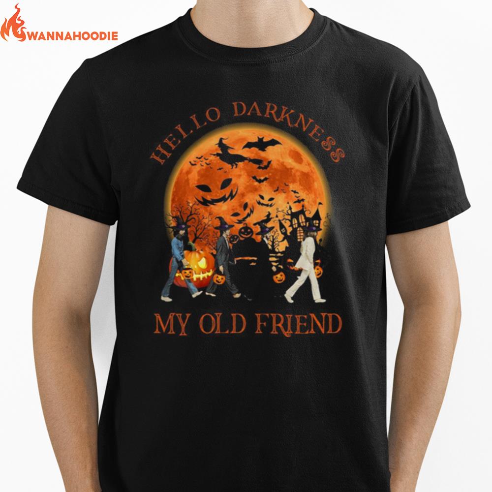 The Beatles Abbey Road Hello Darkness My Old Friend Halloween Unisex T-Shirt for Men Women