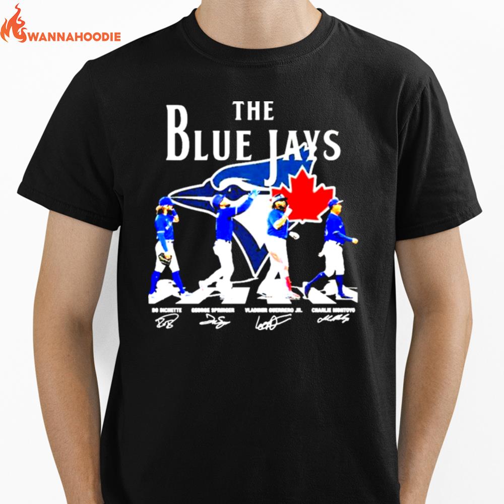 The Blue Jays Bo Bichette Springer Guerrero Jr Montoyo Signatures Unisex T-Shirt for Men Women