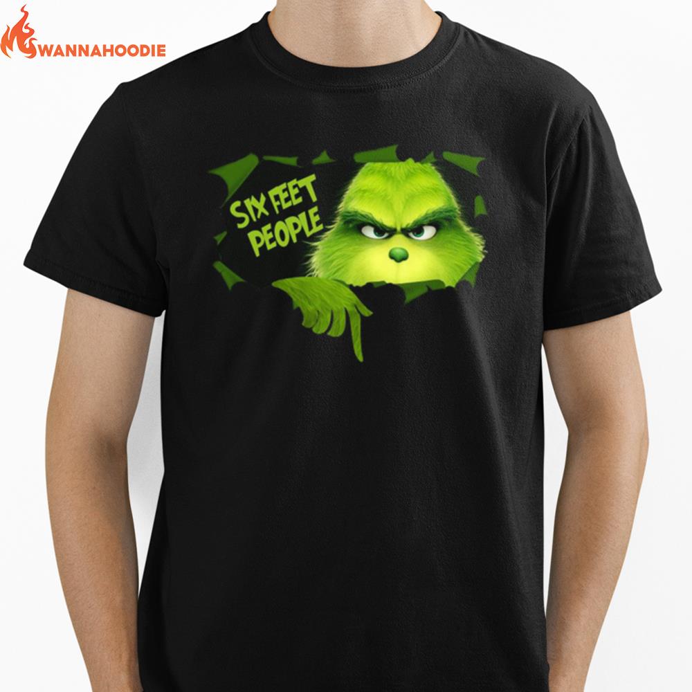 The Grinch Six Feet People Unisex T-Shirt for Men Women