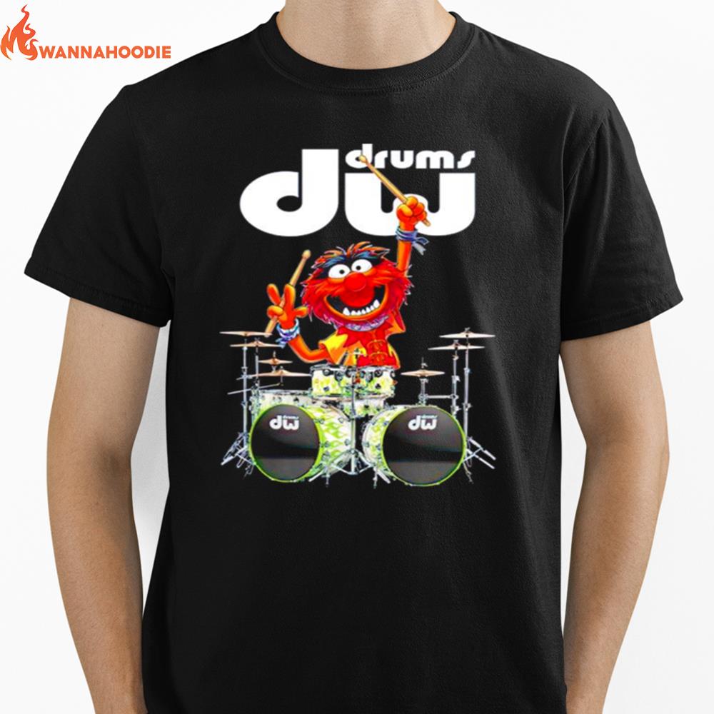 The Muppet Show Animal Playing Dw Drums Unisex T-Shirt for Men Women