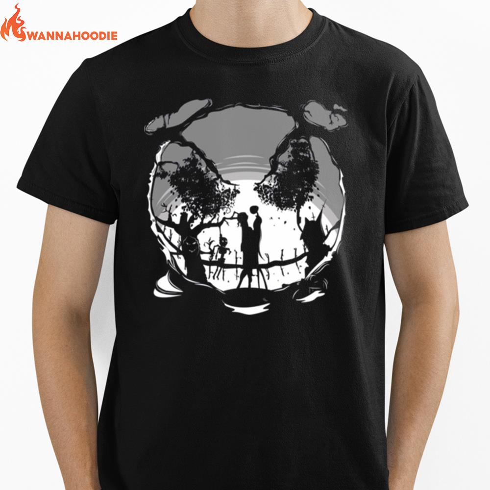 The Pumpkin Kiss The Nightmare Before Christmas Unisex T-Shirt for Men Women