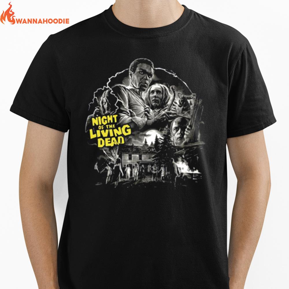 The Scary Night Night Of The Living Dead Unisex T-Shirt for Men Women