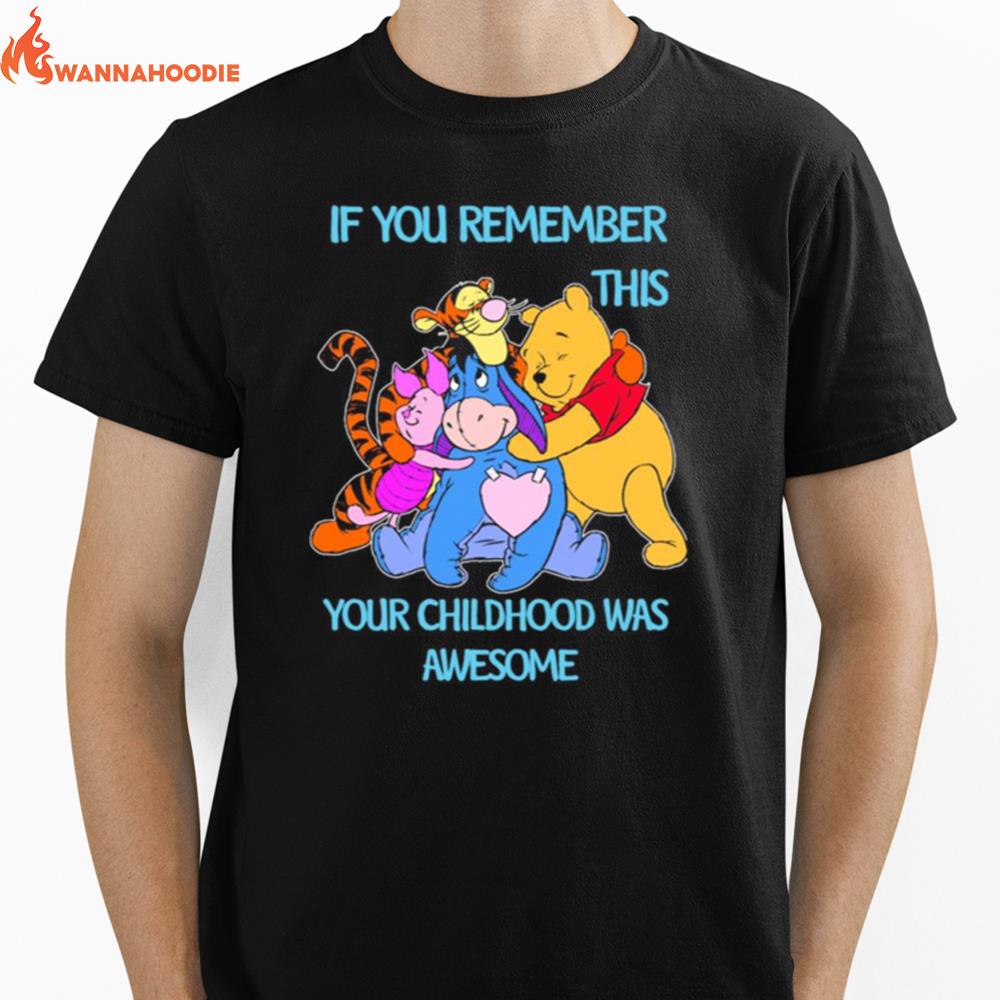 The Winnie Pooh Piglet Disney Family Trip Unisex T-Shirt for Men Women