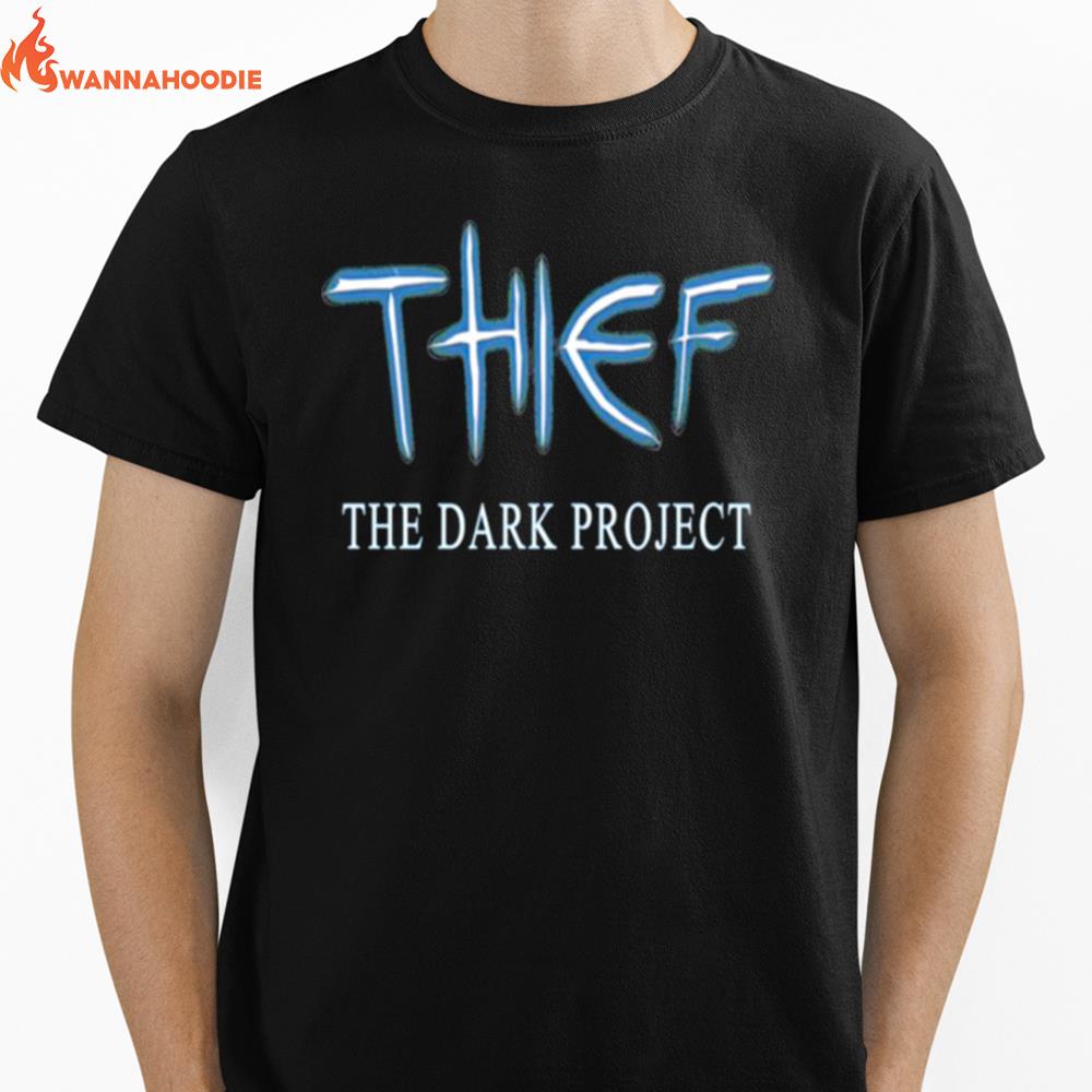 Thief The Dark Project Neon Logo Unisex T-Shirt for Men Women