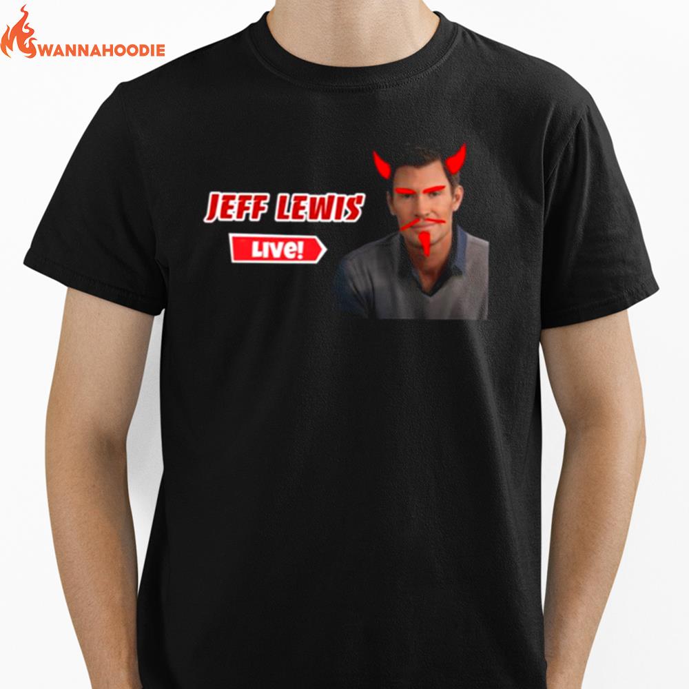 This Evil Jeff Lewis Live Unisex T-Shirt for Men Women