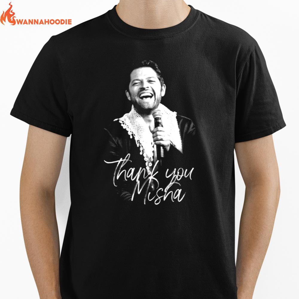 Thnk You Misha Jensen Ackles shirt Unisex T-Shirt for Men Women