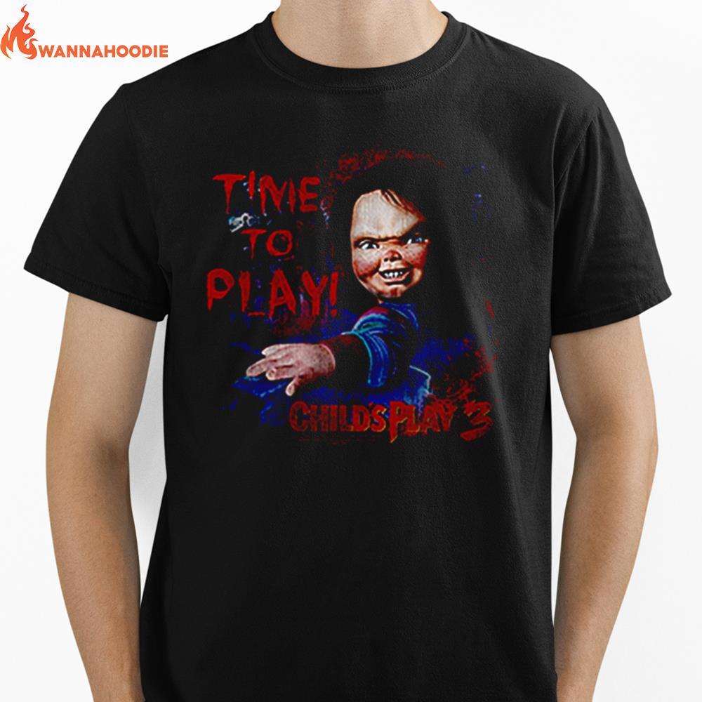 Time To Play Child's Play T Shirt Unisex T-Shirt for Men Women