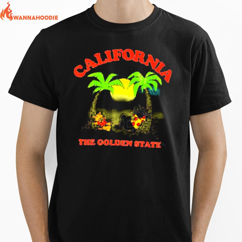 Tom And Jerry California The Golden State Unisex T-Shirt for Men Women