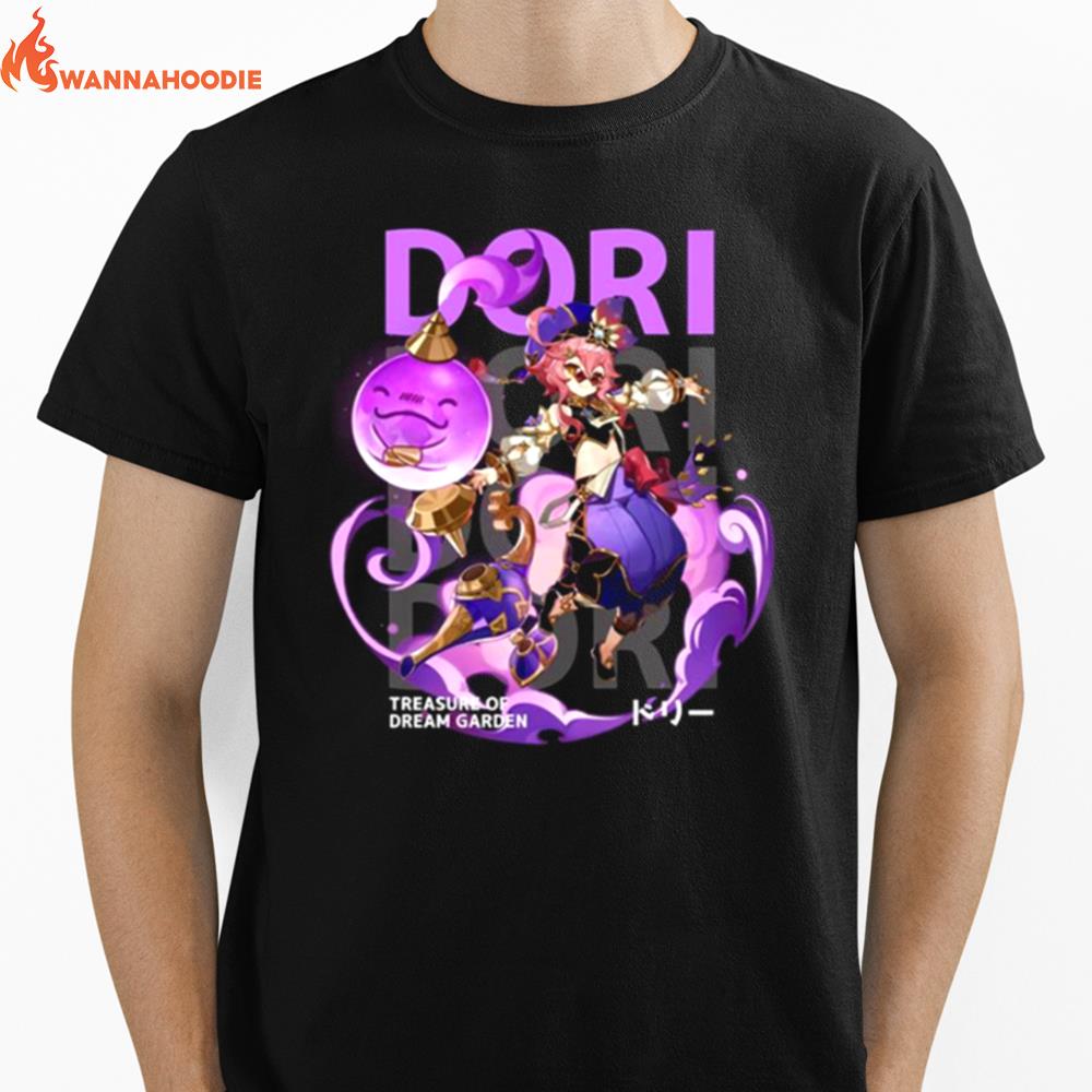 Treasure Of Dream Garden Dori Genshin Impact Unisex T-Shirt for Men Women