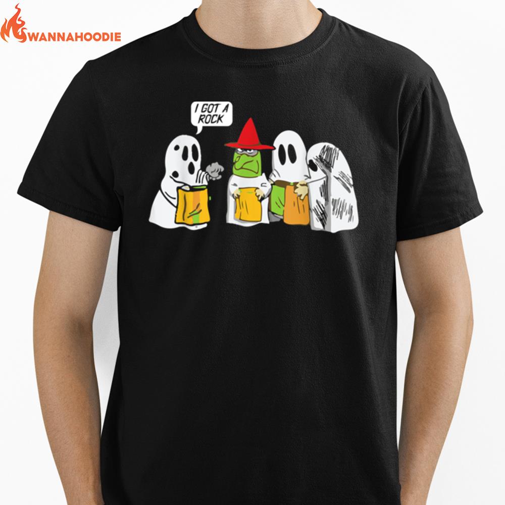 Trick Or Treat Spooky Night Halloween Ghost Unisex T-Shirt for Men Women