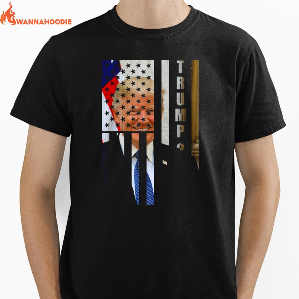 Trump 2024 American Flag Usa Unisex T-Shirt for Men Women